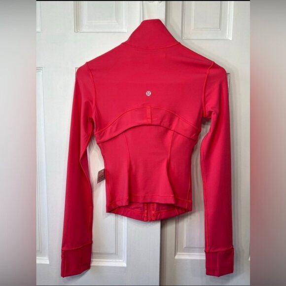 🆕Lululemon🍋 Define Cropped Jacket Colour Glaze Pink Sz 4 - Picture 8 of 10